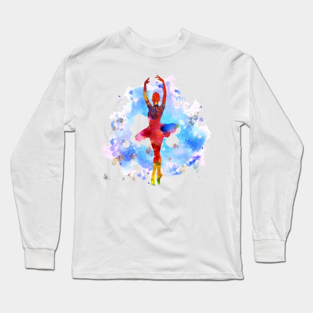 Ballerina Long Sleeve T-Shirt by ngmx